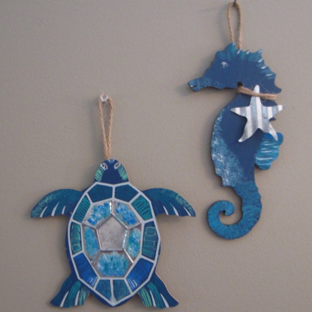 Hand painted beach decor